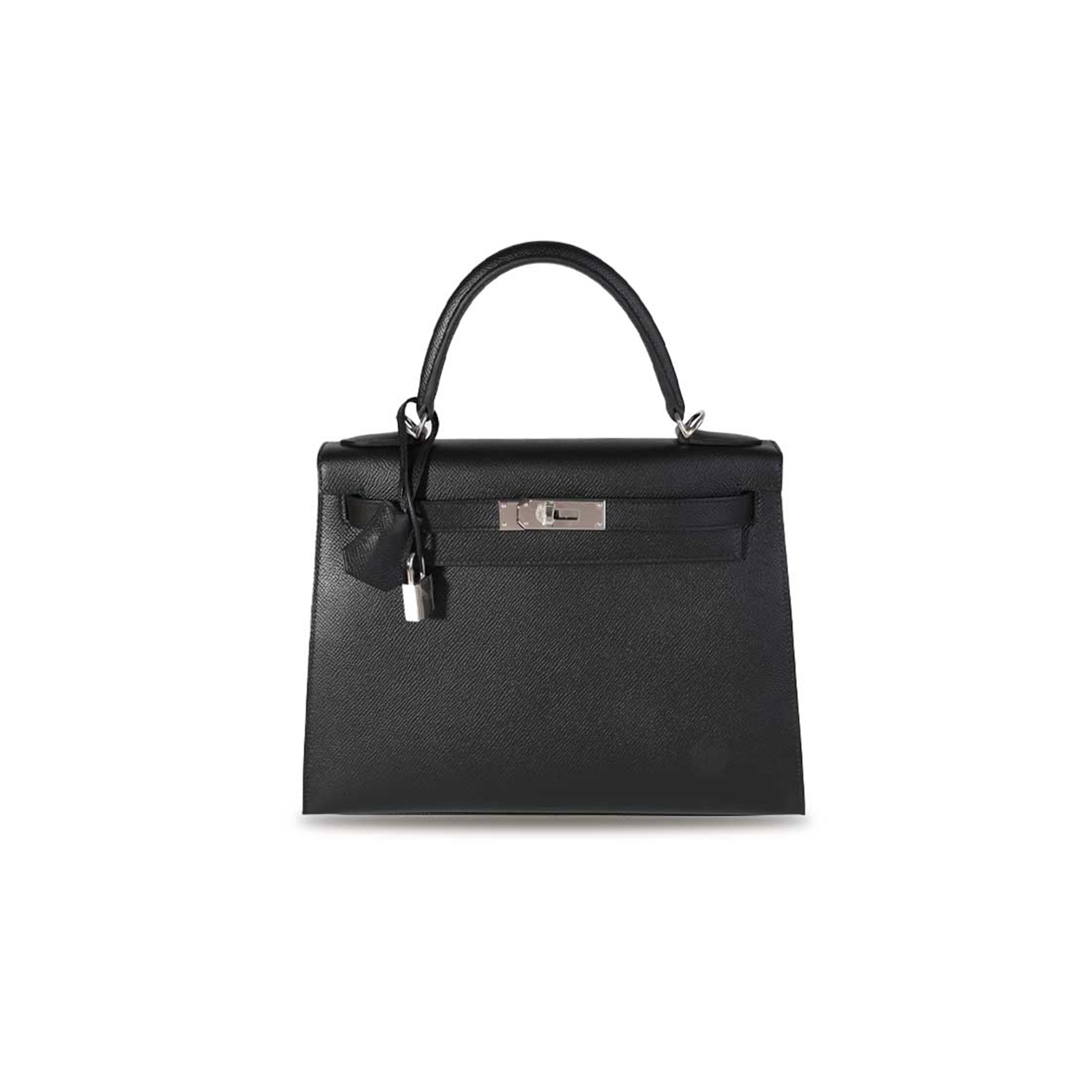 HERMÈS MASTER BLACK EPSOM SELLIER KELLY 28 (28*22*10cm) 